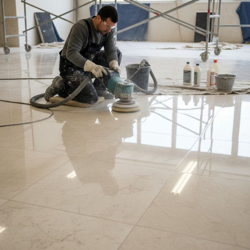 Local Marble Polishing pros at work