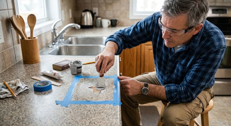Cement Countertop Pouring in Napa, CA